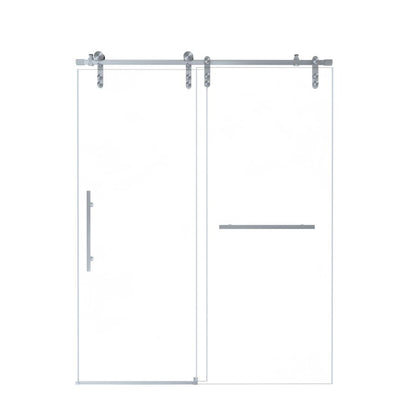 76" X 54" Tempered Glass Shower Door HomeRoots