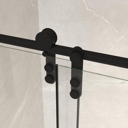 76" X 54" Tempered Glass Shower Door HomeRoots