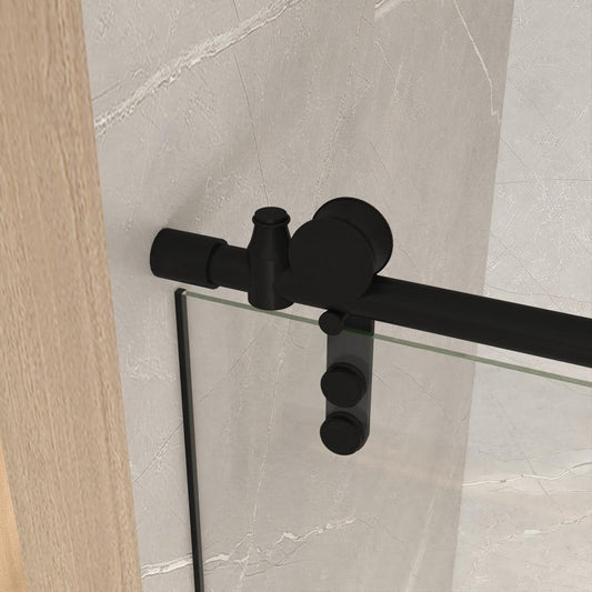 76" X 60" Tempered Glass Shower Door