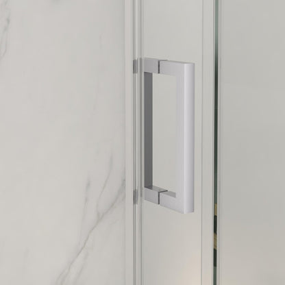 72" X 60" Tempered Glass Shower Door HomeRoots
