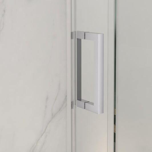 72" X 60" Tempered Glass Shower Door HomeRoots