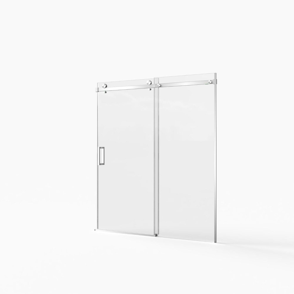 72" X 60" Tempered Glass Shower Door — view 3