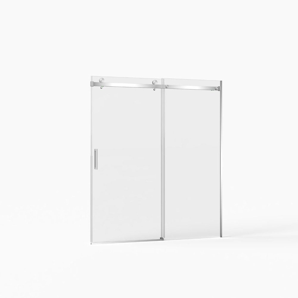 72" X 60" Tempered Glass Shower Door HomeRoots