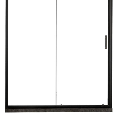 72" X 60" Aluminum And Tempered Glass Shower Door HomeRoots