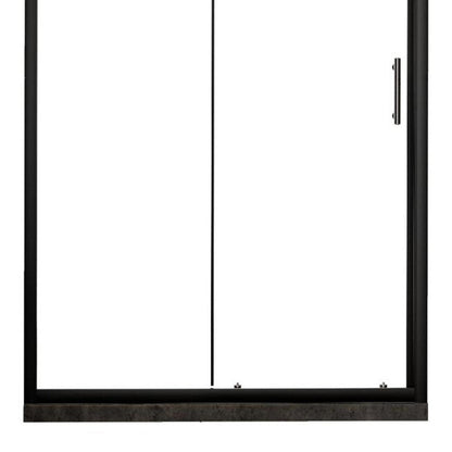 72" X 48" Aluminum And Tempered Glass Shower Door HomeRoots