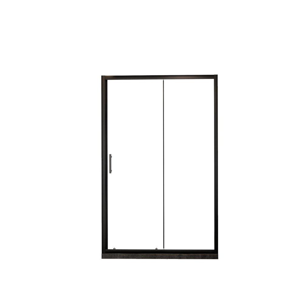 72" X 48" Aluminum And Tempered Glass Shower Door — view 3