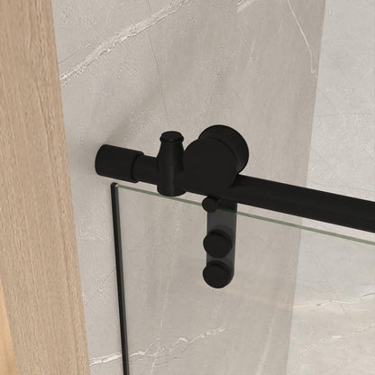 76" X 54" Tempered Glass Shower Door HomeRoots