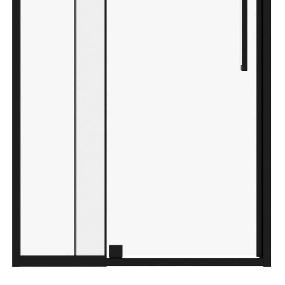 72" X 44" Aluminum and Tempered Glass Shower Door HomeRoots