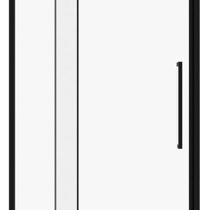 72" X 44" Aluminum and Tempered Glass Shower Door HomeRoots