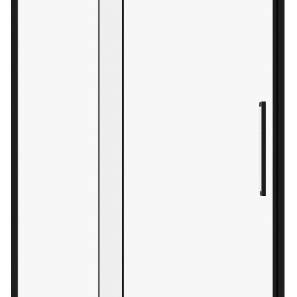 72" X 60" Aluminum and Tempered Glass Shower Door HomeRoots