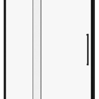 72" X 60" Aluminum and Tempered Glass Shower Door HomeRoots