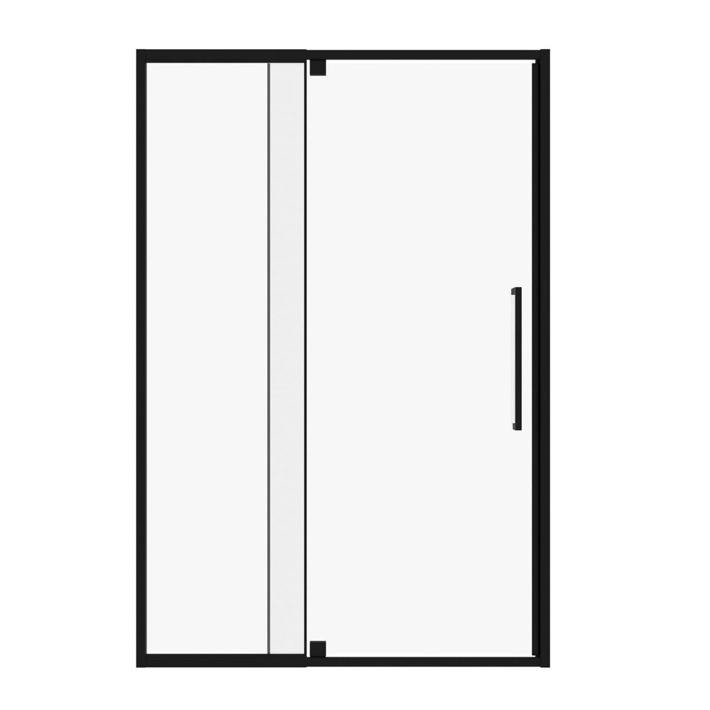 72" X 60" Aluminum and Tempered Glass Shower Door — view 1