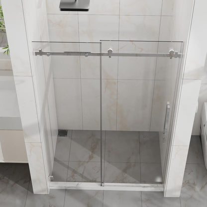72" X 48" Tempered Glass Shower Door HomeRoots