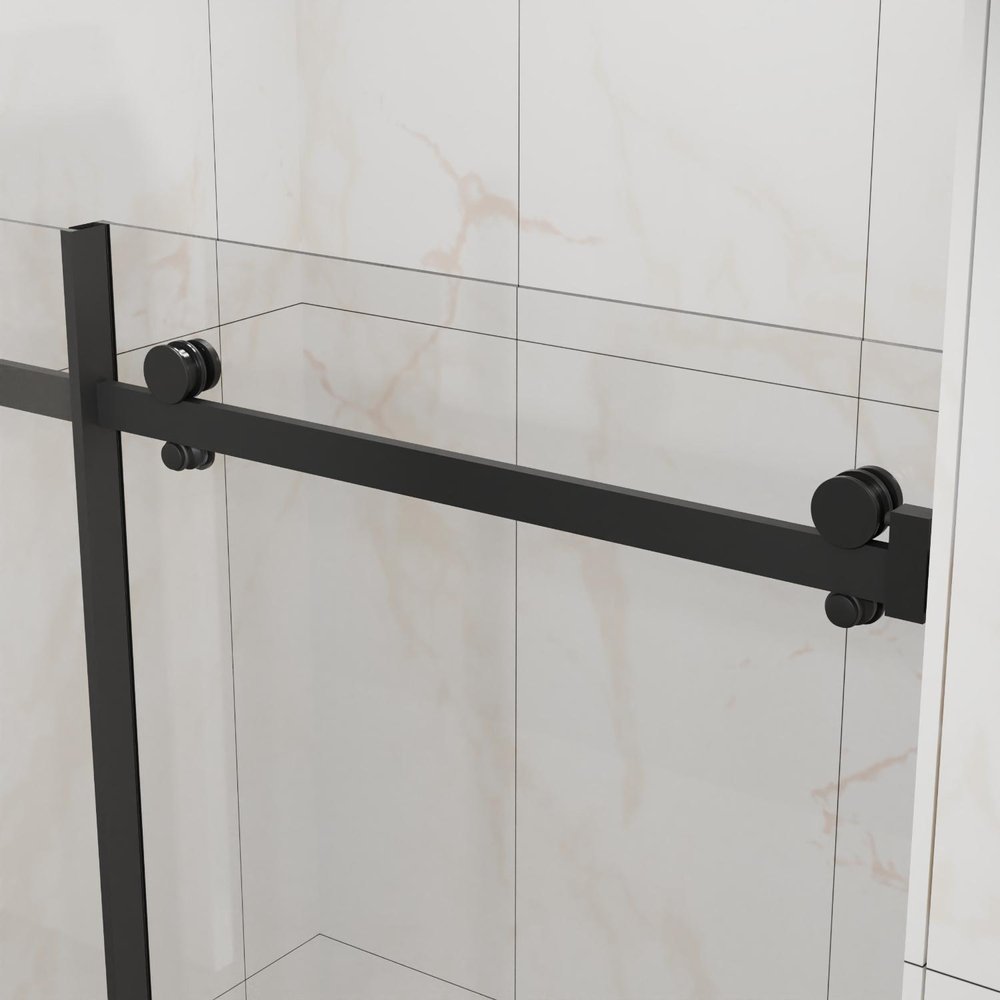 72" X 48" Tempered Glass Shower Door — view 1
