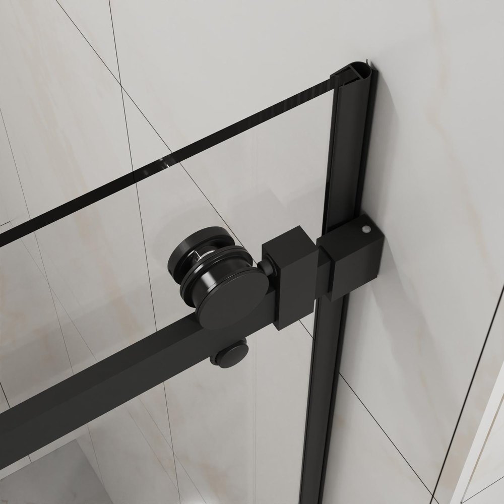 72" X 60" Tempered Glass Shower Door — view 1