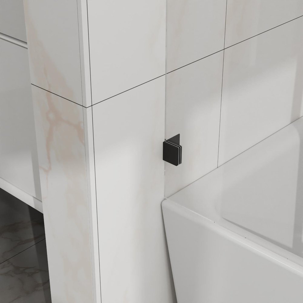 58" X 60" Tempered Glass Tub Door HomeRoots