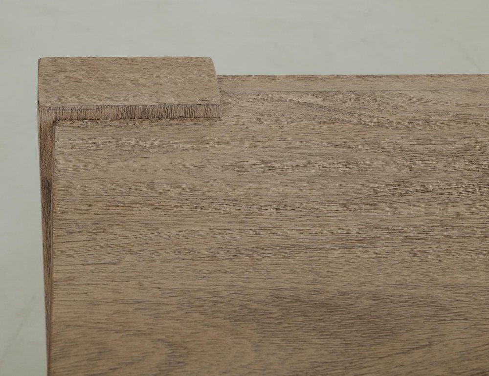 70" Ivory Distressed Wood Sideboard With Four Doors — view 3