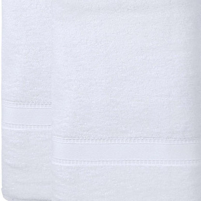 Set of Two White Turkish Cotton 40" X 60" Bath Sheets HomeRoots