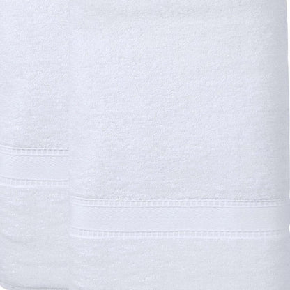 Set of Two White Turkish Cotton 40" X 60" Bath Sheets HomeRoots