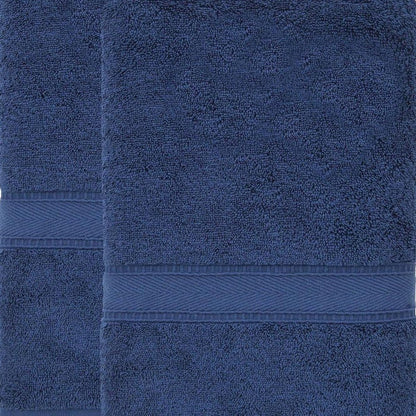 Set of Two White Turkish Cotton 40" X 60" Bath Sheets HomeRoots