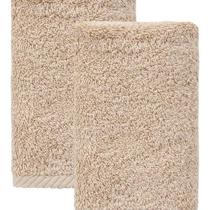 Set of Two White Turkish Cotton 16" X 30" Hand Towels HomeRoots