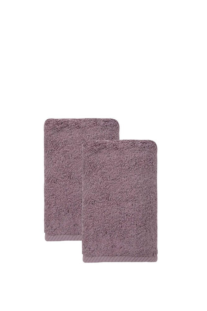 Set of Two White Turkish Cotton 16" X 30" Hand Towels — view 16