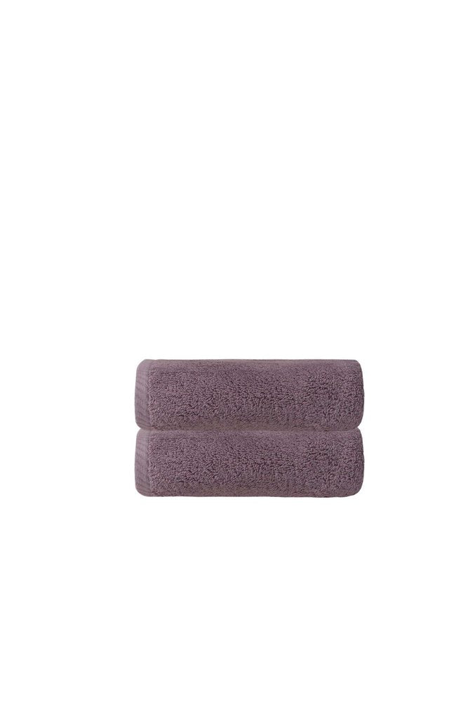 Set of Two White Turkish Cotton 16" X 30" Hand Towels — view 15