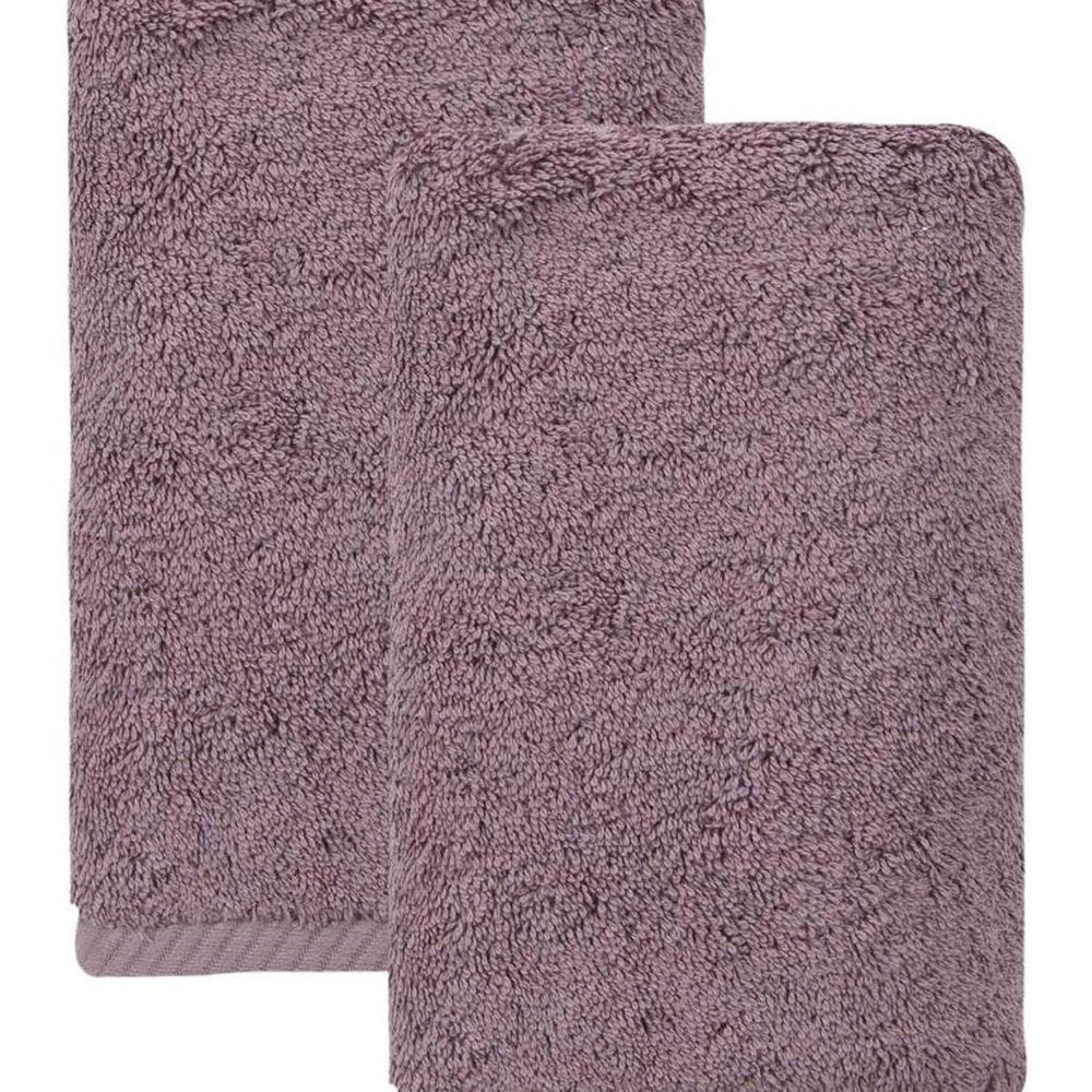 Set of Two White Turkish Cotton 16" X 30" Hand Towels — view 17