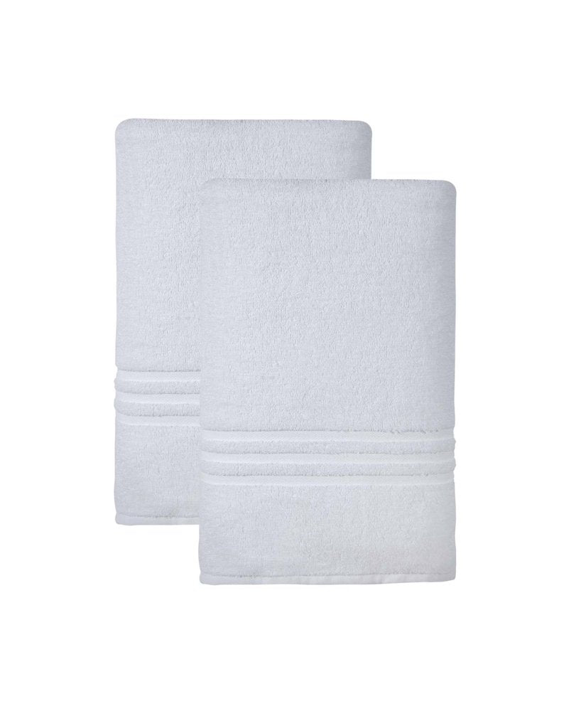 Set of Two Brown Turkish Cotton 35" X 66" Bath Sheets