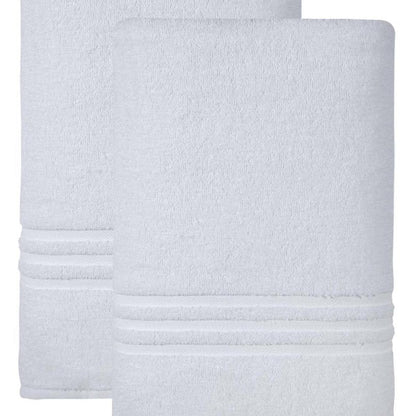 Set of Two Brown Turkish Cotton 35" X 66" Bath Sheets HomeRoots