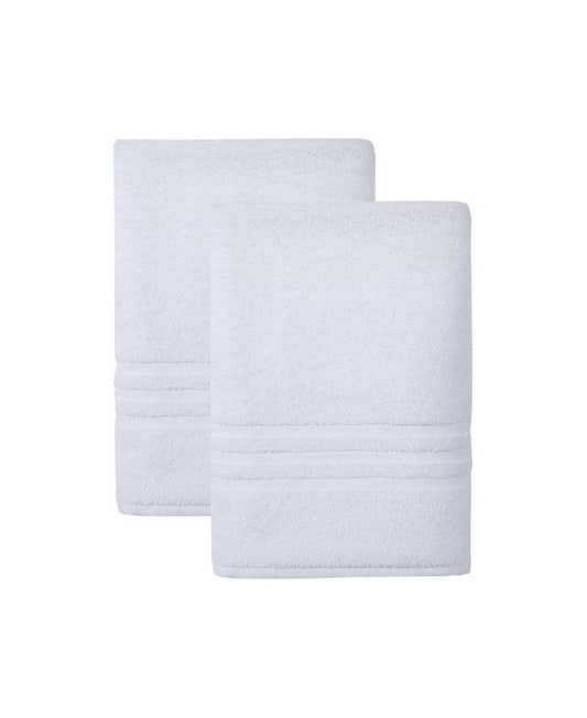 Set of Two Aqua Turkish Cotton 27" X 54" Bath Towels