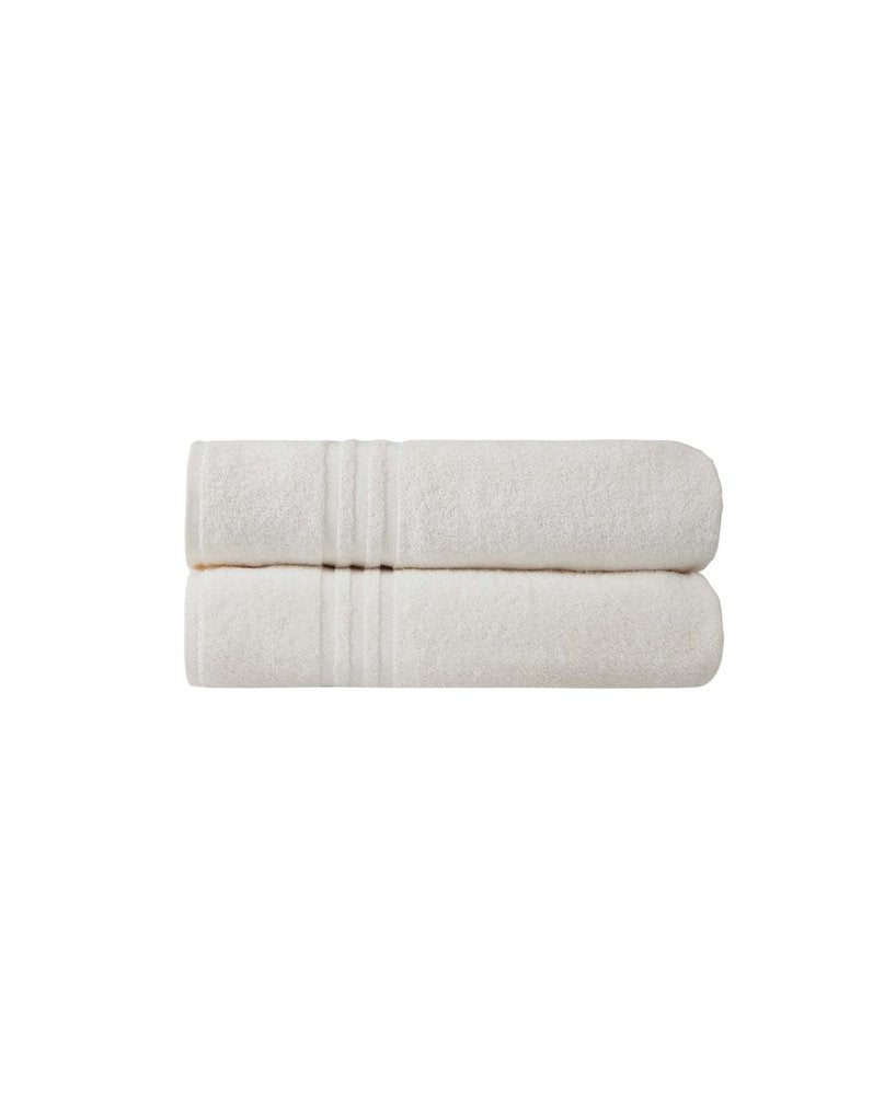 Set of Two Brown Turkish Cotton 35" X 66" Bath Sheets — view 7