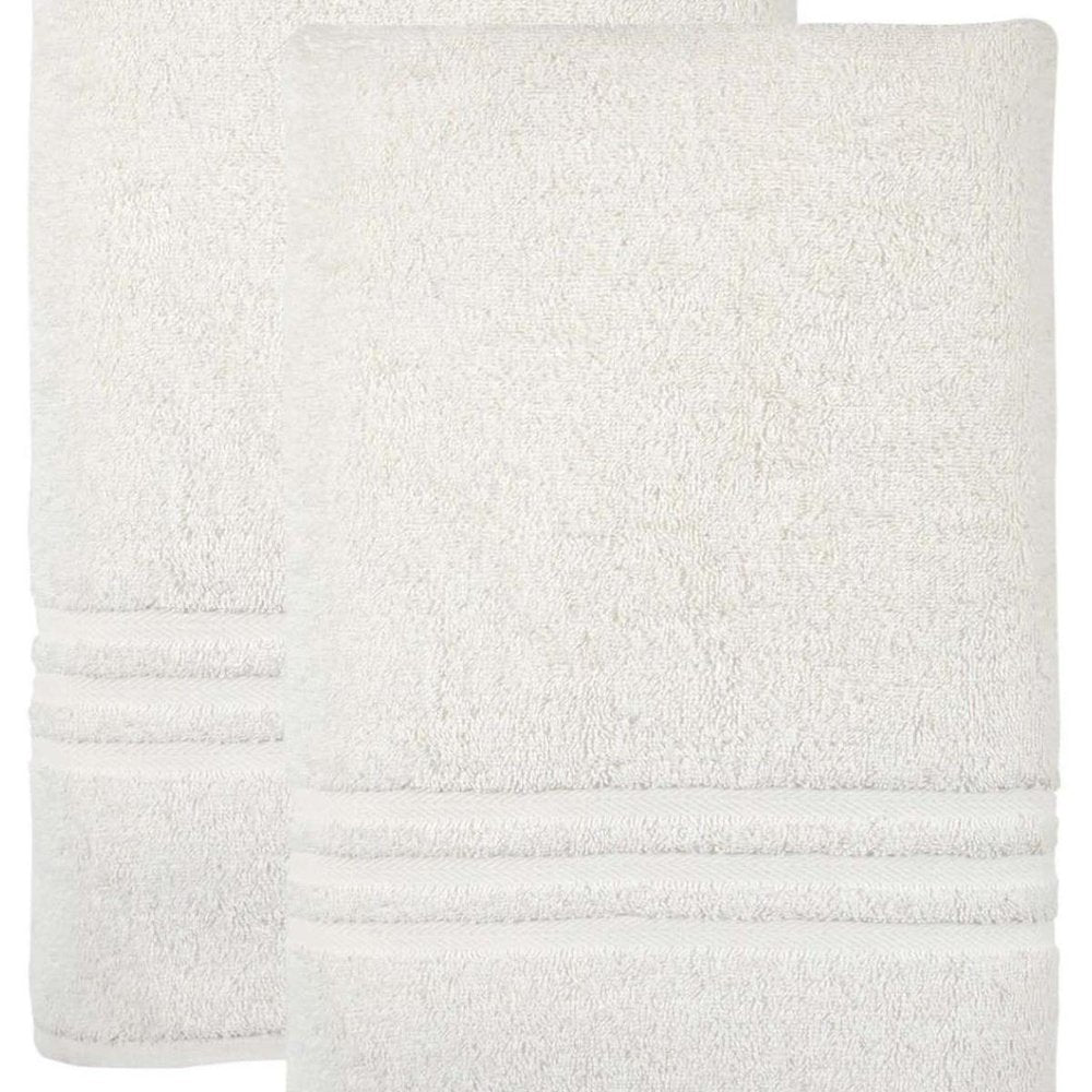 Set of Two Brown Turkish Cotton 35" X 66" Bath Sheets — view 10