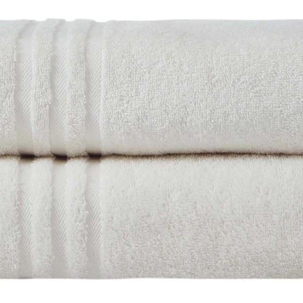 Set of Two Navy Blue Turkish Cotton 27" X 54" Bath Towels — view 13