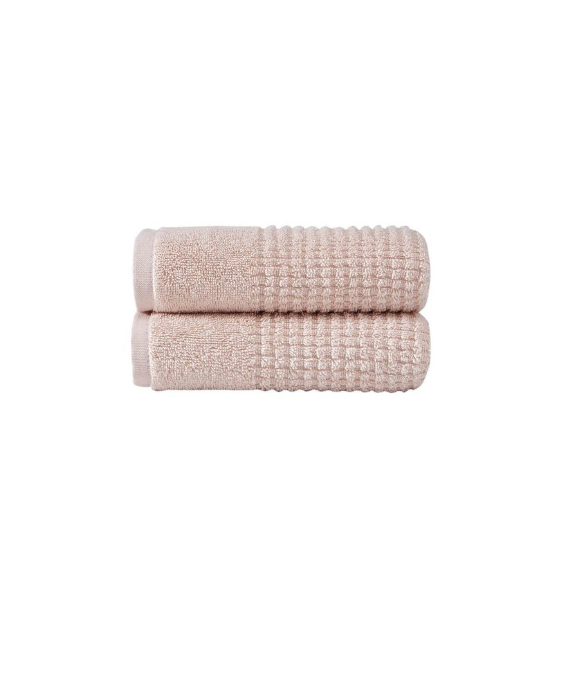 Set of Two White Polka Dots Turkish Cotton 16" X 30" Hand Towels — view 8
