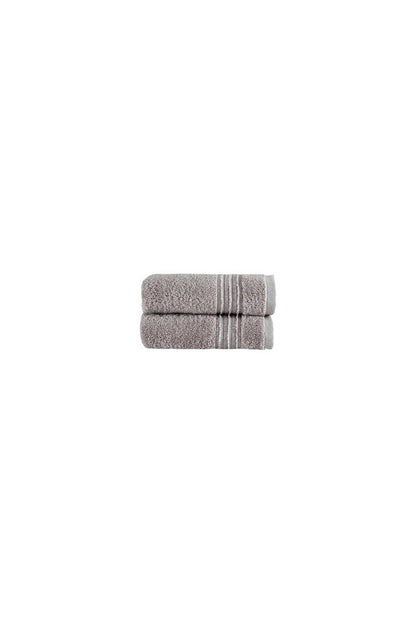 Set of Two Aqua Turkish Cotton 16" X 30" Hand Towels HomeRoots