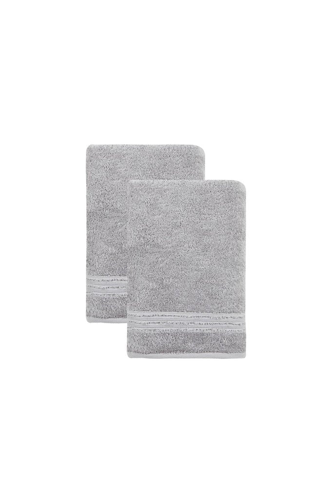 Set of Two Aqua Turkish Cotton 27" X 54" Bath Towels