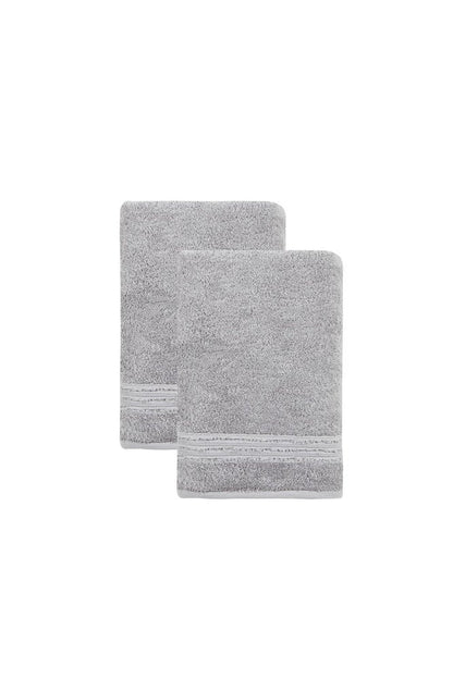 Set of Two Aqua Turkish Cotton 27" X 54" Bath Towels