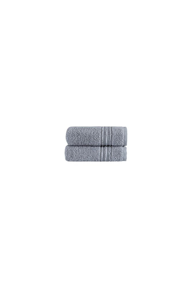 Set of Two Aqua Turkish Cotton 16" X 30" Hand Towels