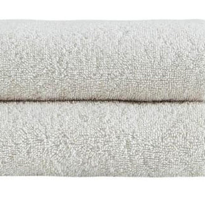 Set of Two White Turkish Cotton 16" X 30" Hand Towels HomeRoots