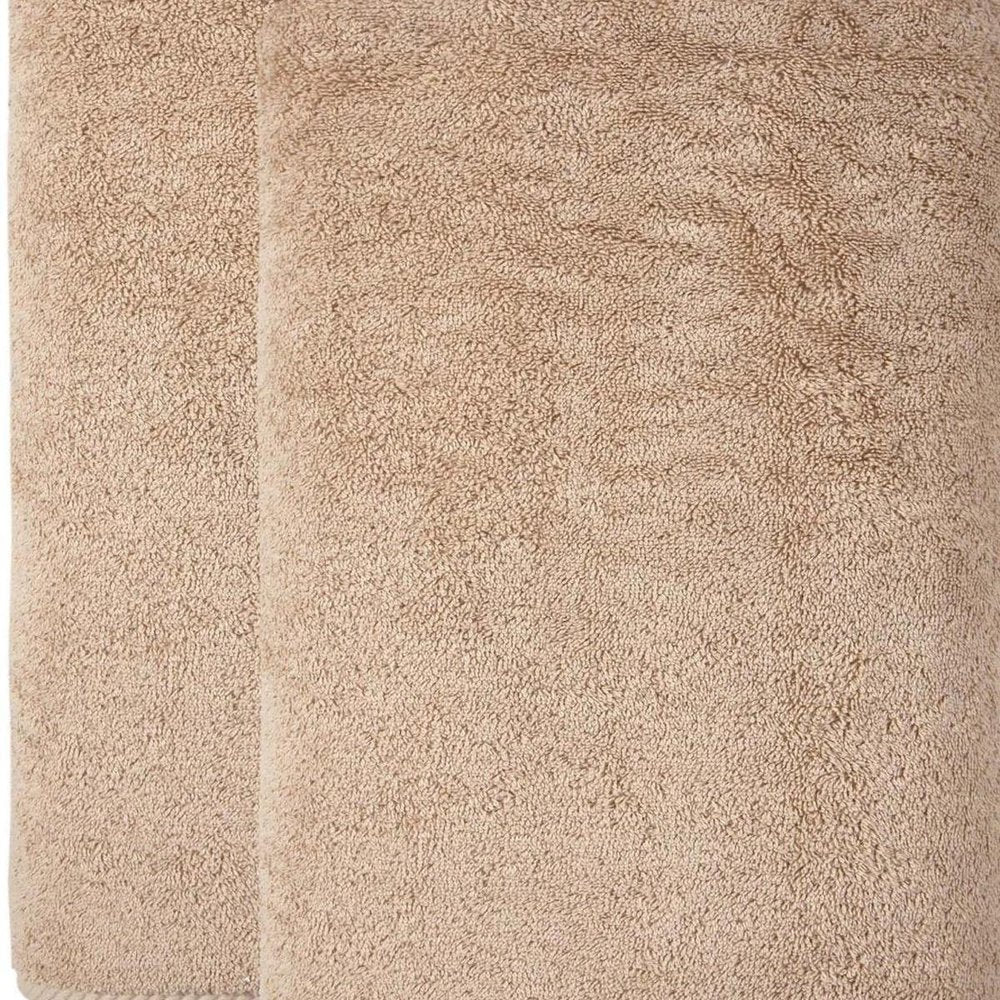 Set of Two White Turkish Cotton 40" X 70" Bath Sheets HomeRoots