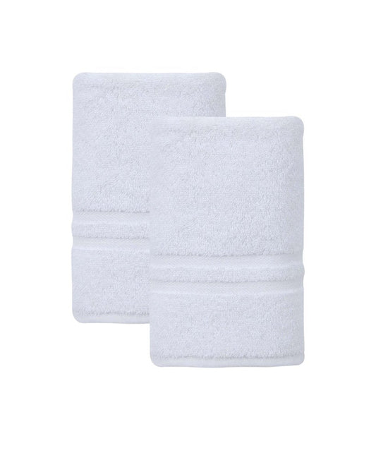 Set of Two Aqua Turkish Cotton 16" X 30" Hand Towels