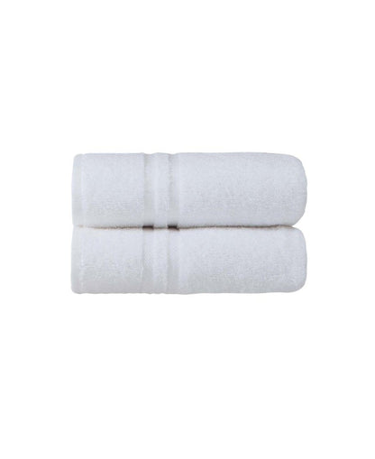 Set of Two Aqua Turkish Cotton 16" X 30" Hand Towels HomeRoots