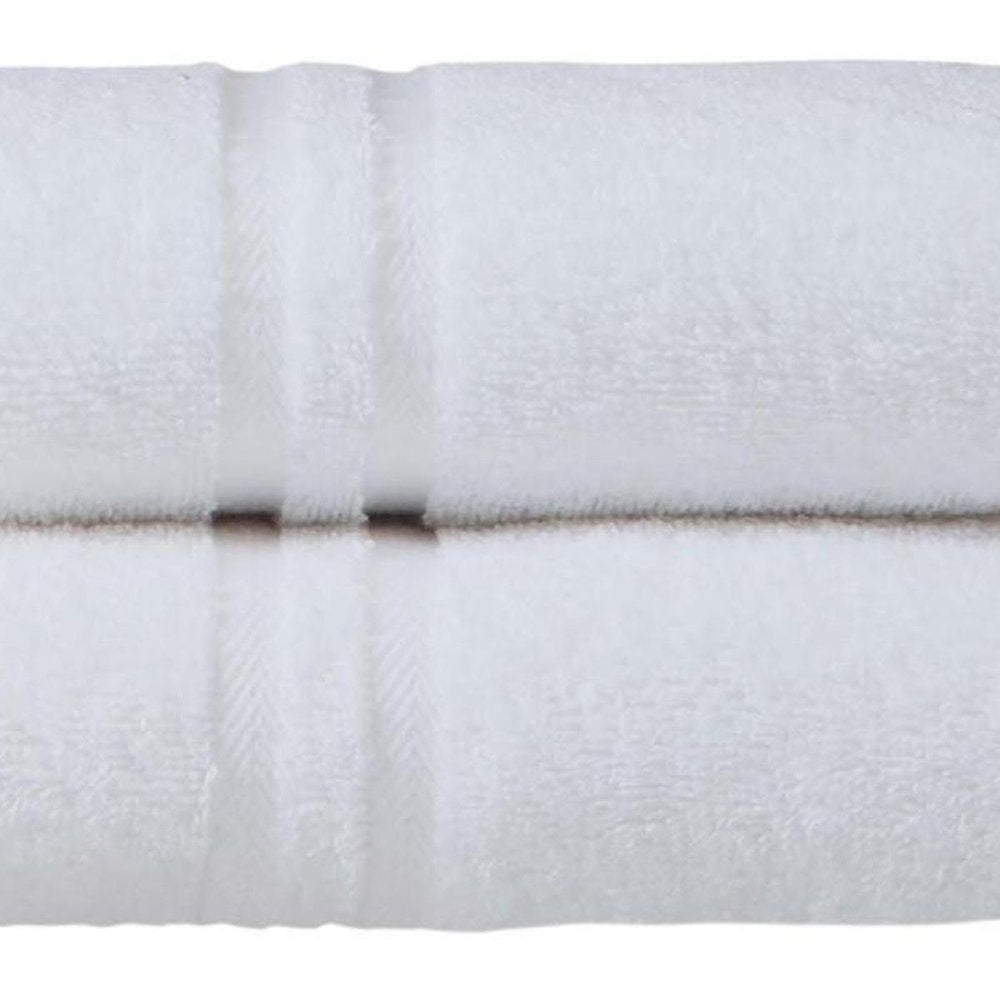 Set of Two Aqua Turkish Cotton 16" X 30" Hand Towels — view 6