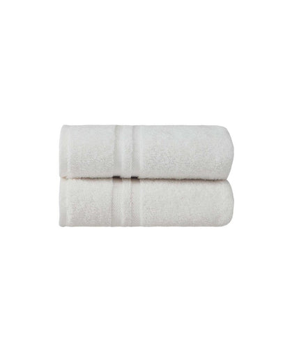 Set of Two Aqua Turkish Cotton 16" X 30" Hand Towels HomeRoots