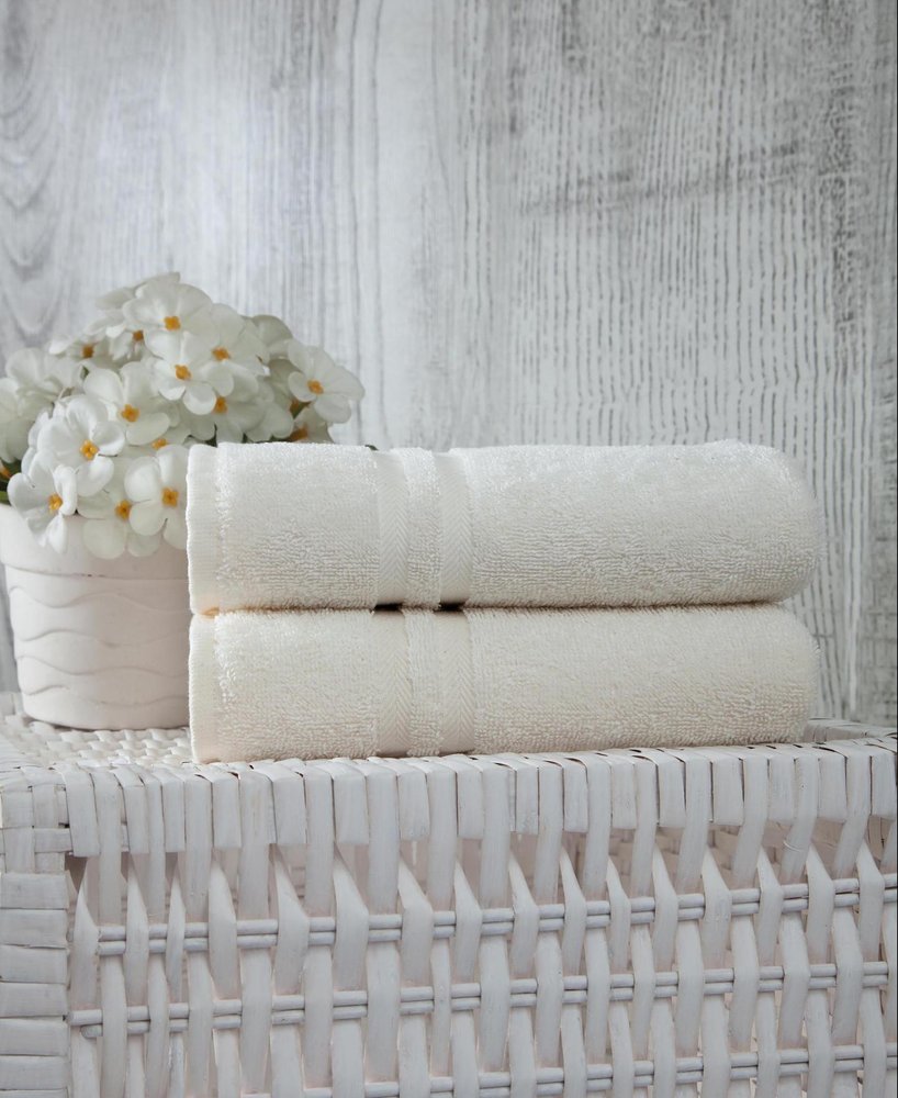 Set of Two Aqua Turkish Cotton 16" X 30" Hand Towels — view 10
