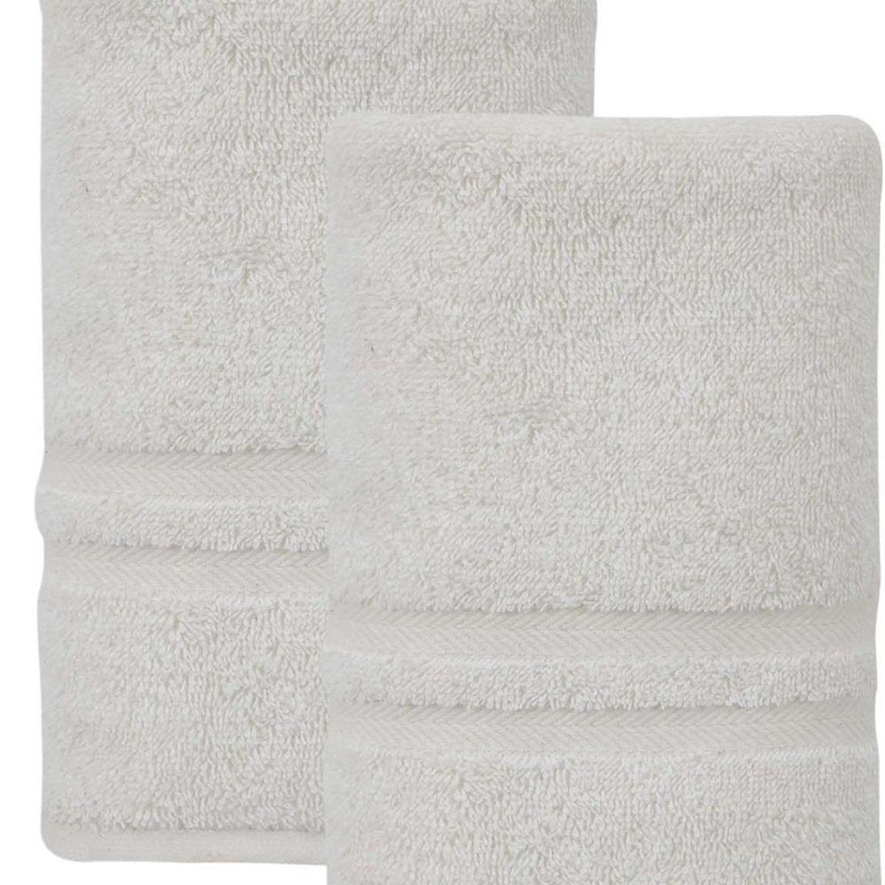 Set of Two Aqua Turkish Cotton 16" X 30" Hand Towels — view 11