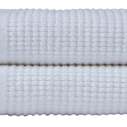 Set of Two Dark Gray Polka Dots Turkish Cotton 27" X 54" Bath Towels HomeRoots