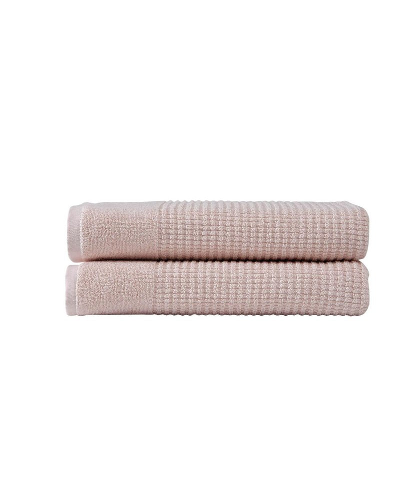 Set of Two Dark Gray Polka Dots Turkish Cotton 27" X 54" Bath Towels — view 14