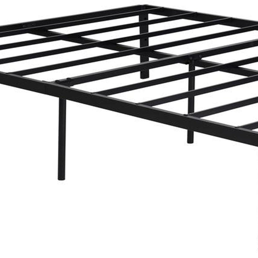 Black Steel Full Bed Frame — view 4